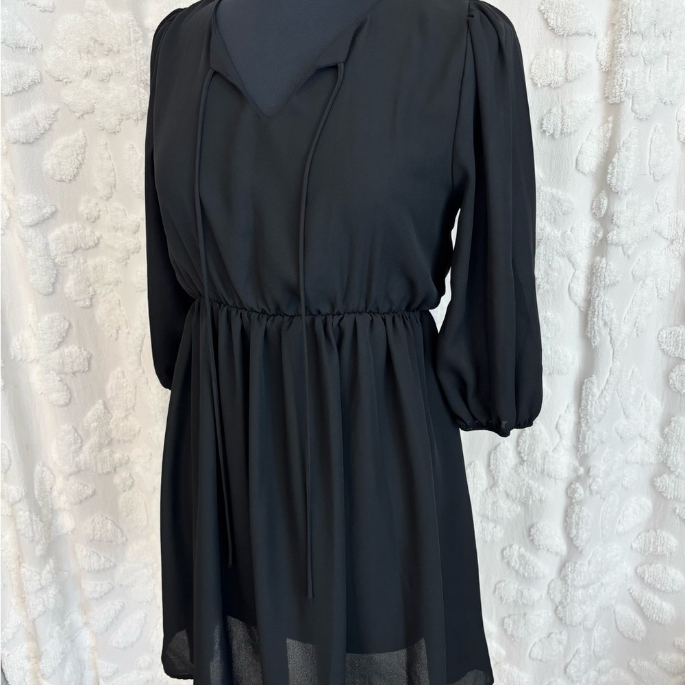 Sheer Black Mini Dress
